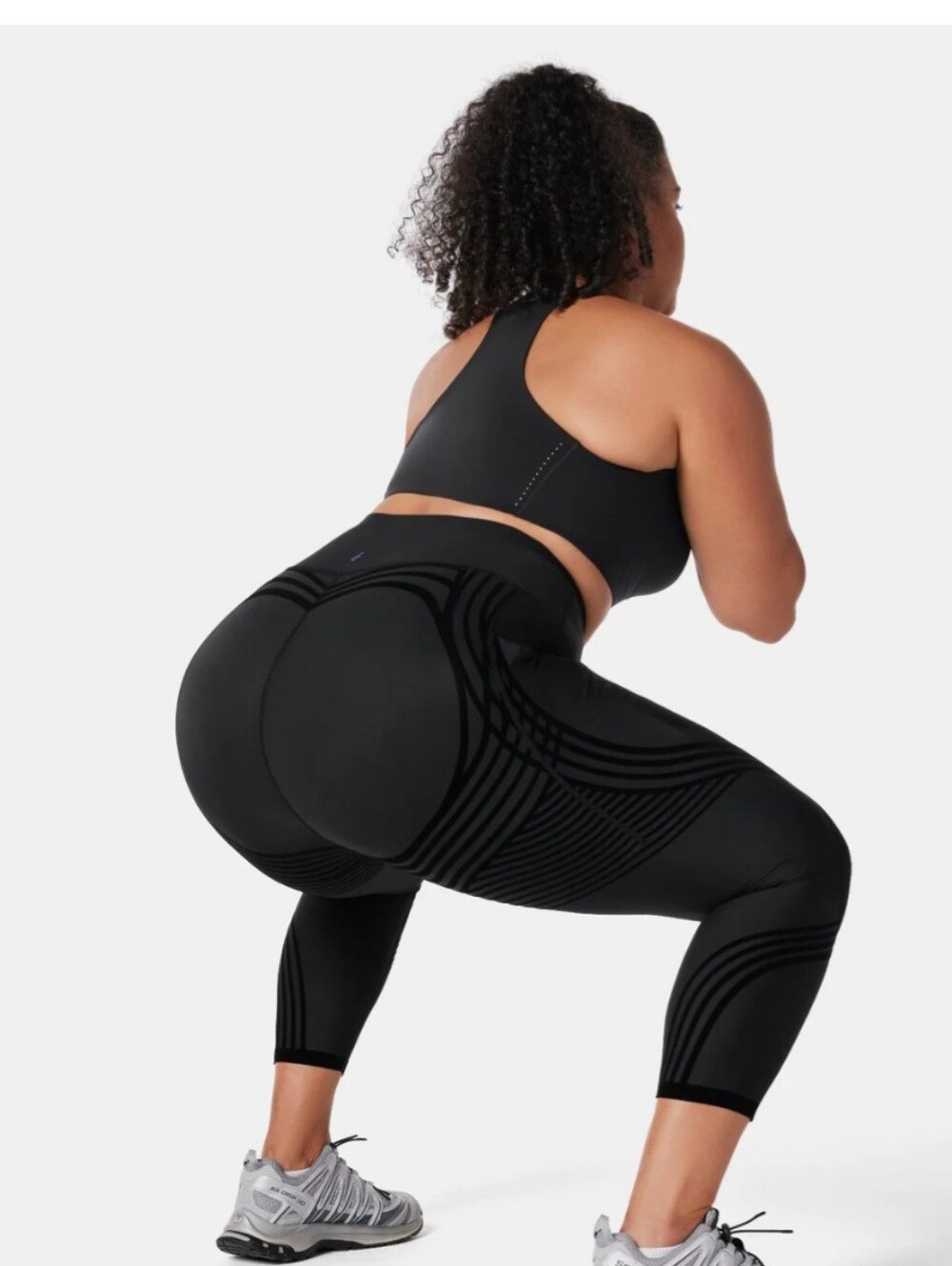 Fanka Black Compression 7/8 Leggings, Ver. 1.0, W/pockets Sz 12-14 (Fanka 10/XL) - Picture 2 of 14
